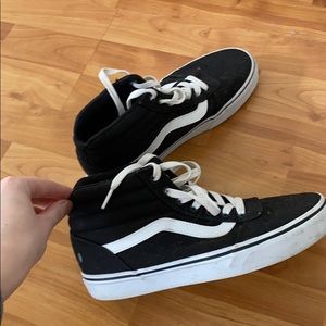 Black high top vans